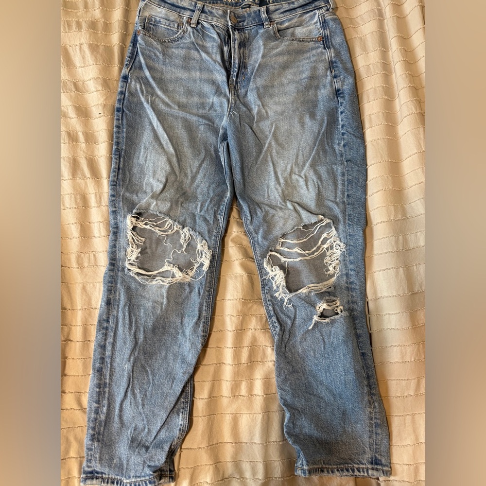 American Eagle Outfitters Light Blue Denim Shorts